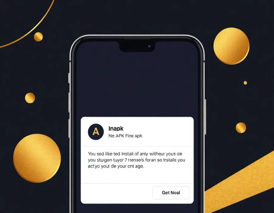 Android APK install prompt illustration